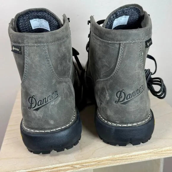 DANNER MEN'S 6&quot; LOGGER 917 WATERPROOF WORK BOOTS MOC TOE size 10D Vibram Goretex