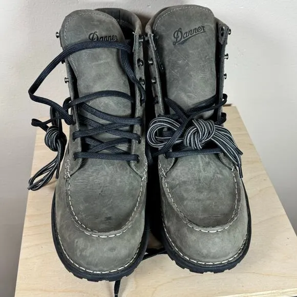 DANNER MEN'S 6&quot; LOGGER 917 WATERPROOF WORK BOOTS MOC TOE size 10D Vibram Goretex