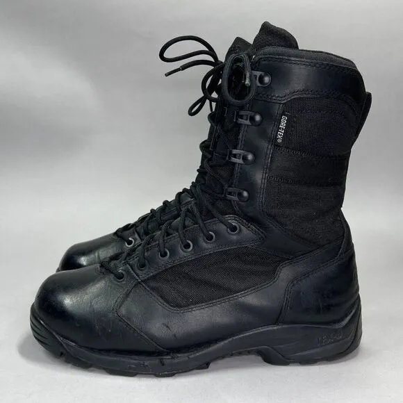 Danner Men's Size 8.5 Striker Torrent 8&quot; Black Leather Gore-Tex Waterproof Boots