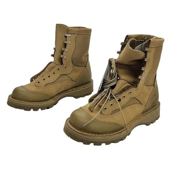 Danner MEN'S USMC Rat 8&quot; Leather Mohave Hot Vibram Military Combat Boots Sz. 6R