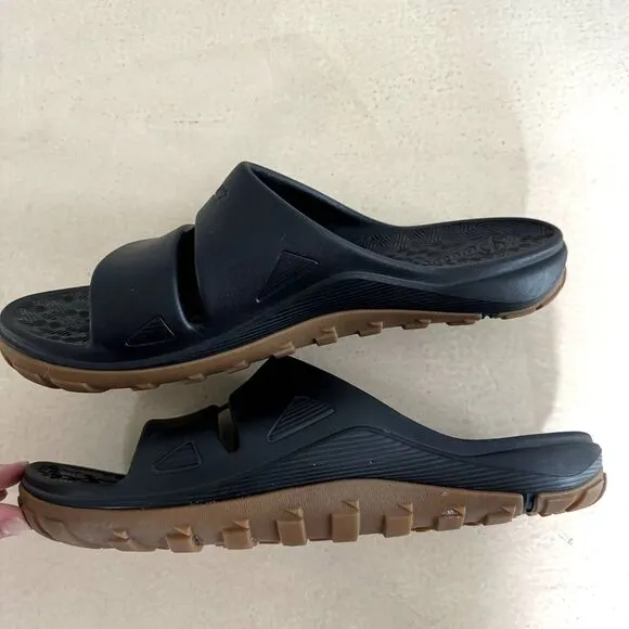 Danner Shelter Cove Slide Sandals Shoes Slip On Black Support Vibram Mens sz 11