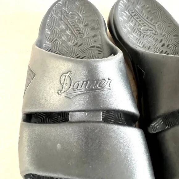 Danner Shelter Cove Slide Sandals Shoes Slip On Black Support Vibram Mens sz 11