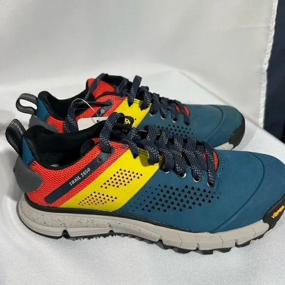 DANNER FP MOVEMENT TRAIL 2650 SNEAKERS IN LAGOON AND CANDY APPLE NWT
