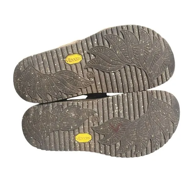 Dansko Brown Dayna Suede sandals Slides Size 40 9.5-10 Adjustable Buckle