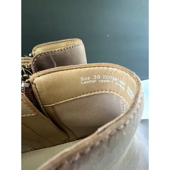 Dansko Lizanne brown Leather Boots Booties for Women Size 39