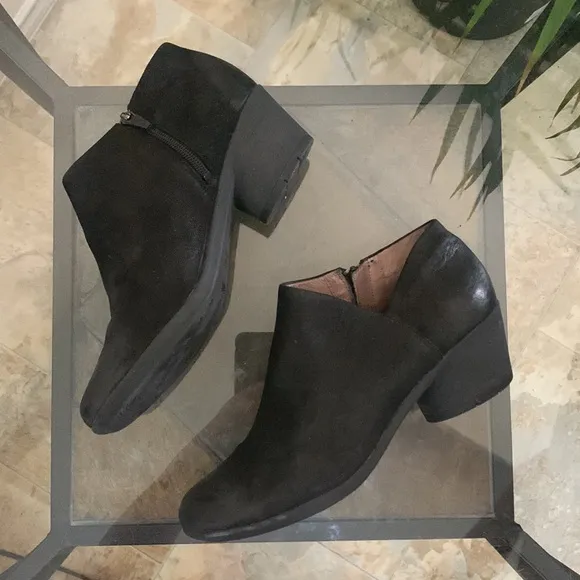 DANSKO Raina Bootie Black Burnished Shootie Boots
