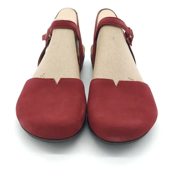 Dansko Rowan Women's Casual Slingback Cinnabar Milled Nubuck Sandals Size 8.5-9