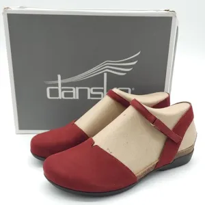 Dansko Rowan Women's Casual Slingback Cinnabar Milled Nubuck Sandals Size 8.5-9