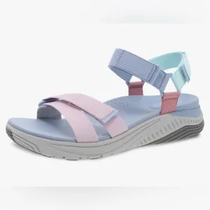 Dansko Women’s Sport Sandals Size 41, Colorful Pastel Straps, Comfort outdoor