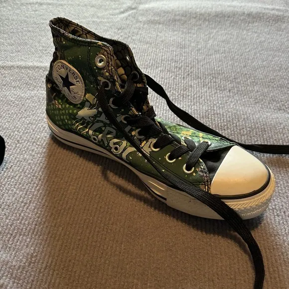 DC Comics &quot;Killer Croc&quot; Converse Chuck Taylor All Star Shoes Size Men's 8 Rare