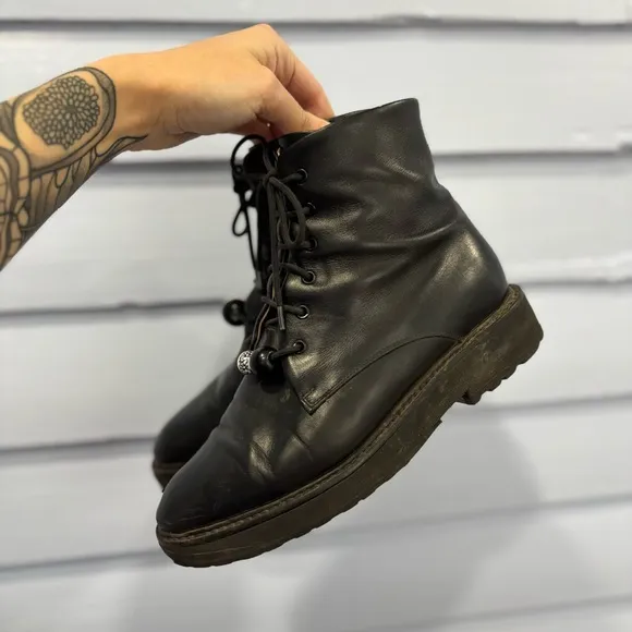 Dear Frances Park Leather Boots