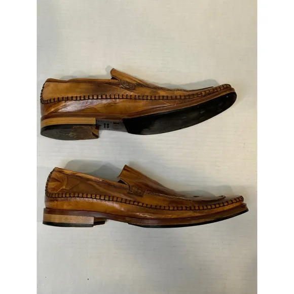 Debut Brown Leather Loafers, Size 40/7