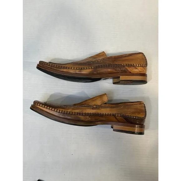 Debut Brown Leather Loafers, Size 40/7