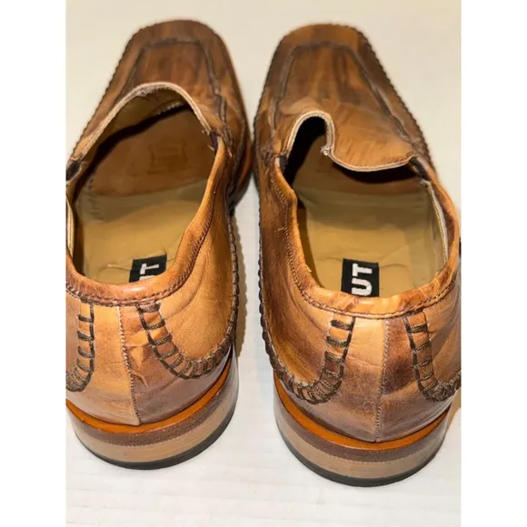 Debut Brown Leather Loafers, Size 40/7