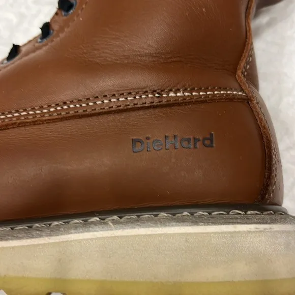 DIEHARD 6&quot; Leather Slip Resistant Durability Breathable Soft Toe Work Boots 10EE