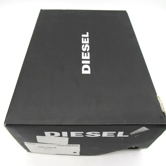 Diesel Camouflage Men's Slip-On Sock Sneakers in Green Sz 5.5