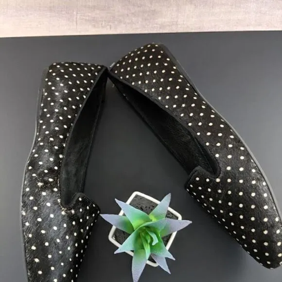 Dolce Vita Brannon Loafer Flats Black Spotted