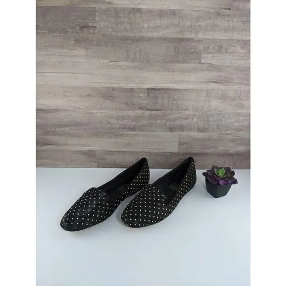 Dolce Vita Brannon Loafer Flats Black Spotted