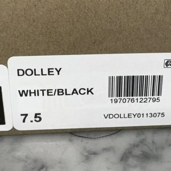 Dolce Vita Dolley Woven Sneakers In Black &amp; White Size 7.5