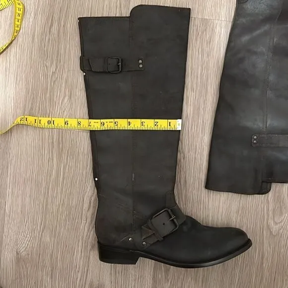 Dolce Vita Lucianna Leather Pull On Riding Boots