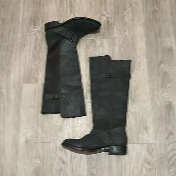 Dolce Vita Lucianna Leather Pull On Riding Boots