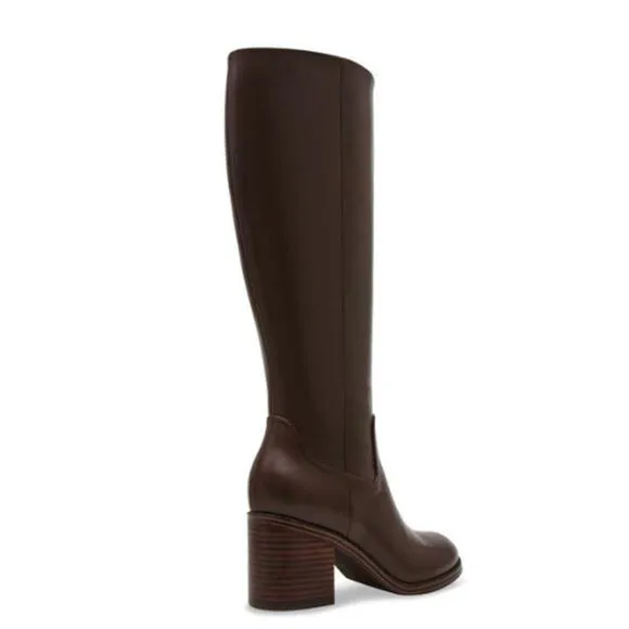 Dolce Vita Women's Ullah Block-Heel Dress Boots NEW Dark Brown Size 8.5