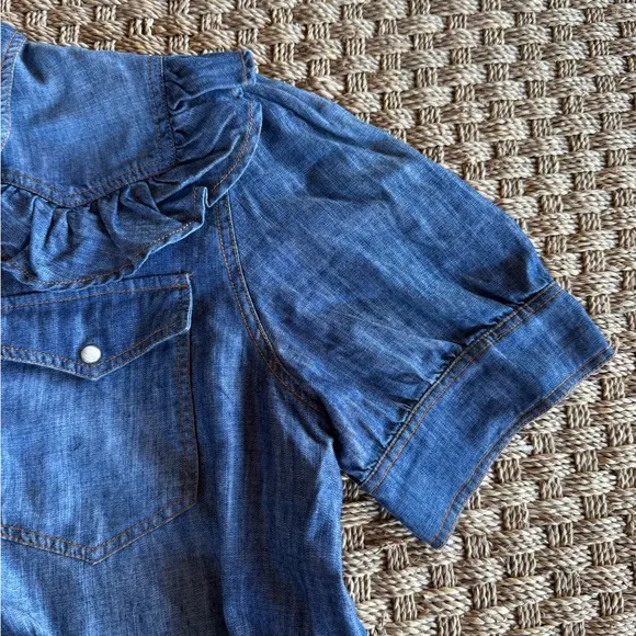 Double D Ranch Punchy Dress - Denim Size XL