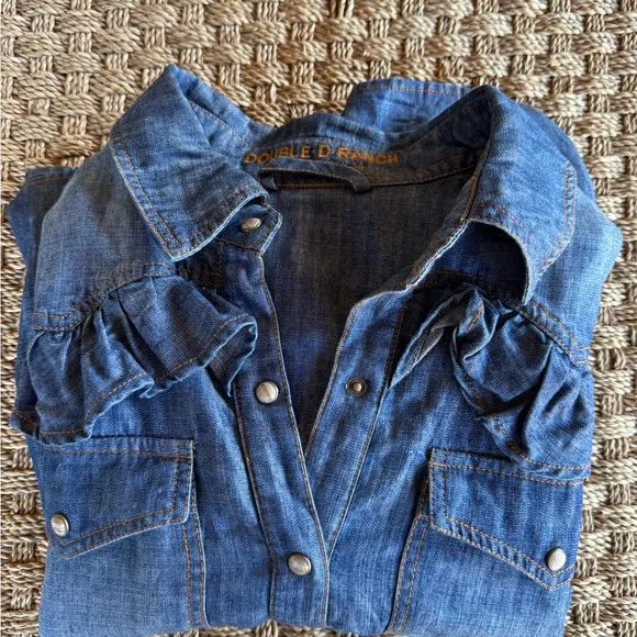 Double D Ranch Punchy Dress - Denim Size XL