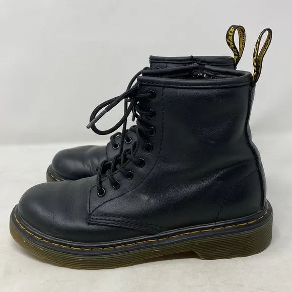 Dr. Marten’s 1460 J Black Leather Zippered Boots