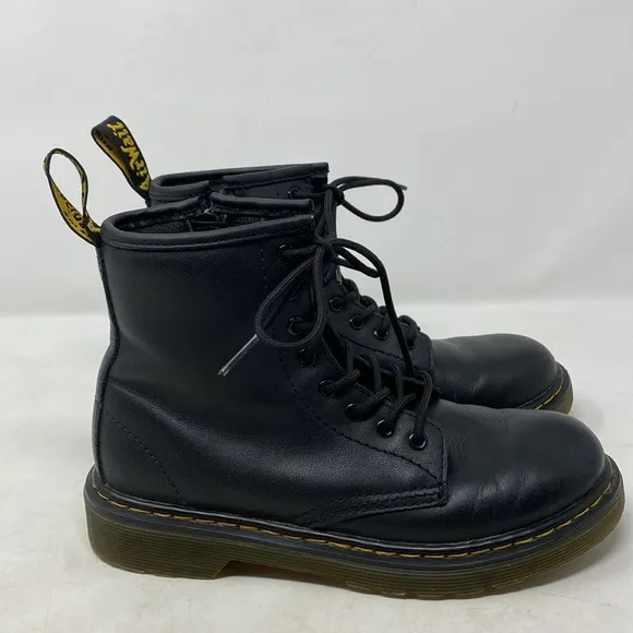 Dr. Marten’s 1460 J Black Leather Zippered Boots