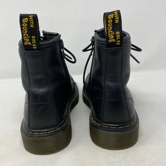 Dr. Marten’s 1460 J Black Leather Zippered Boots