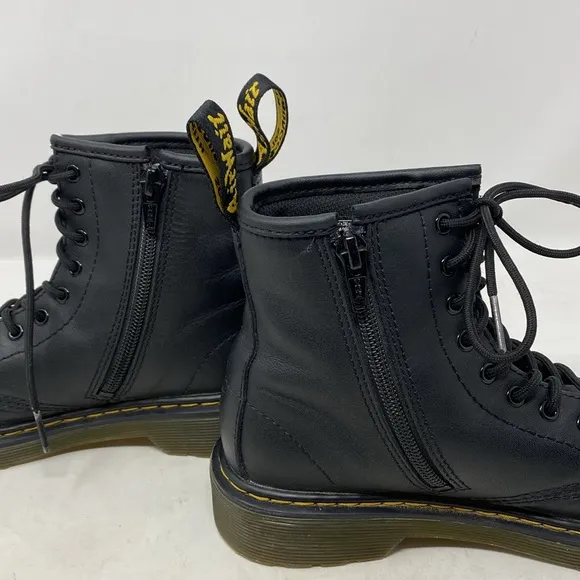 Dr. Marten’s 1460 J Black Leather Zippered Boots