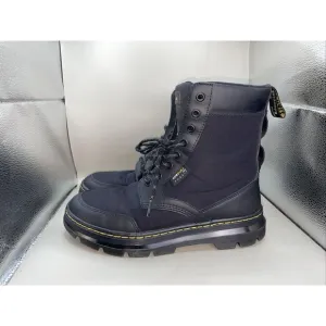Dr Martens Boots Combs Tech Jungle Mens 9 Womens 10 Black Canvas (no strap)