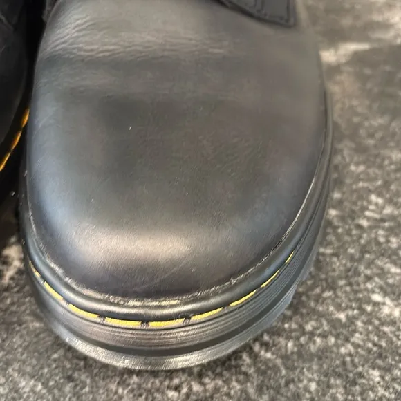 Dr. Martens Combs Leather Casual Black Boots Men's size 11 NEW