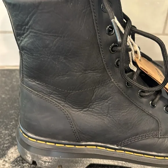 Dr. Martens Combs Leather Casual Black Boots Men's size 11 NEW