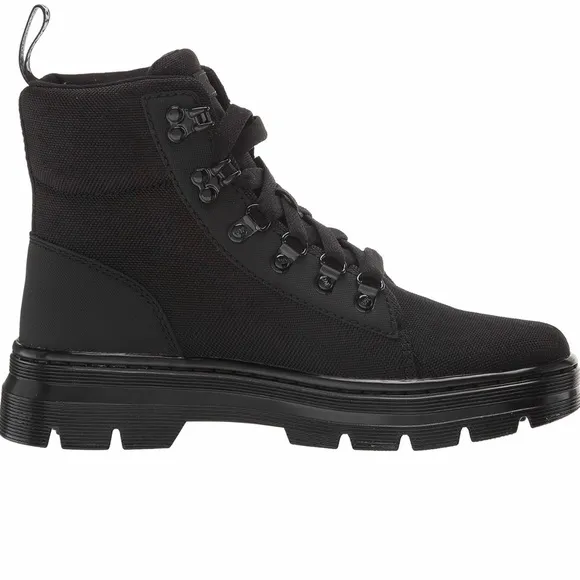 Dr. Martens Combs W Women's Black Utility Combat Boot Size 6