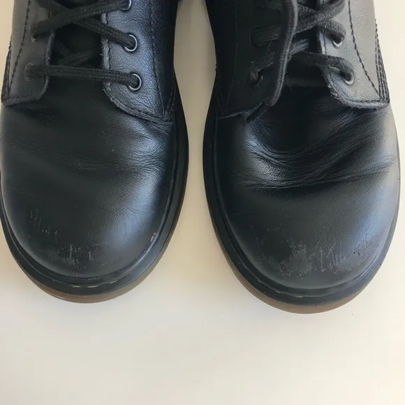 Dr. Marten‘s Junior 1460 Softy Leather Lace Up Boots Black Size 3 unisex EUR 34