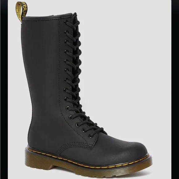 Dr. Martens JUNIOR 1914 LEATHER TALL BOOTS Size 1