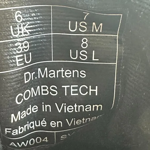 Dr. Martens M-7 L-8 Combs Combat Boots