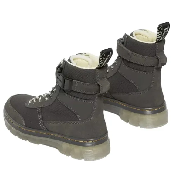 Dr. Martens Mens Combs Tech Iced Gunmetal Soho Boots Size 8