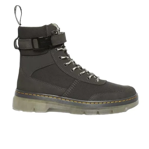 Dr. Martens Mens Combs Tech Iced Gunmetal Soho Boots Size 8