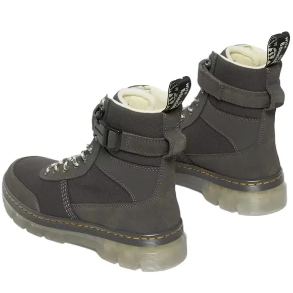 Dr. Martens Mens Combs Tech Iced Gunmetal Soho Boots Size 8