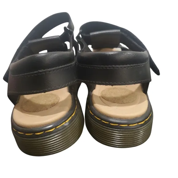 Dr. Martens Moby II Junior Black Sandals Leather Size US L Youth 5