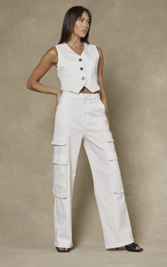 DRICOPER CARGO WIDE LEG PANTS