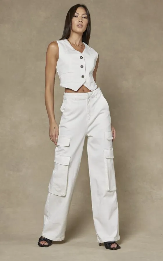DRICOPER CARGO WIDE LEG PANTS