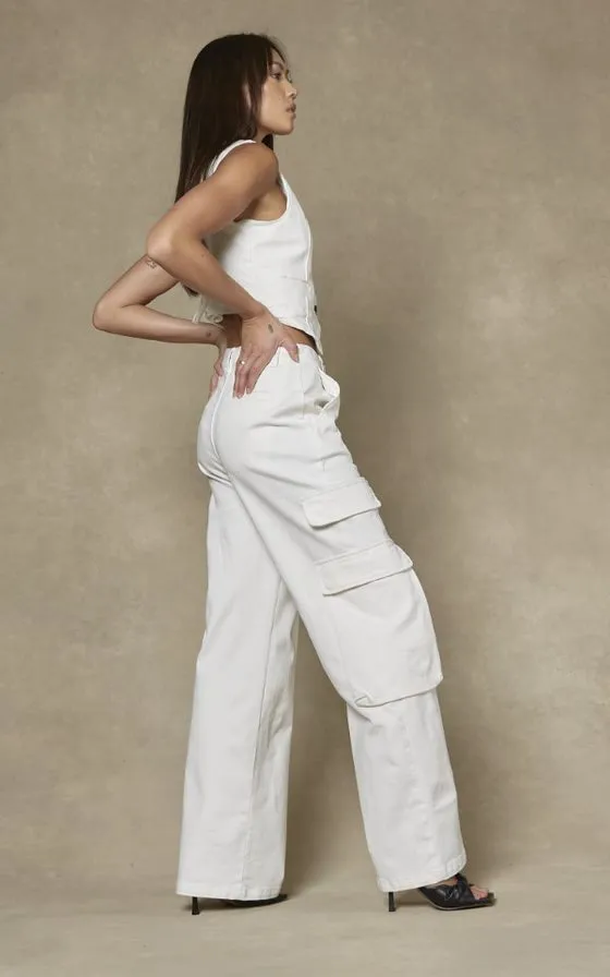 DRICOPER CARGO WIDE LEG PANTS