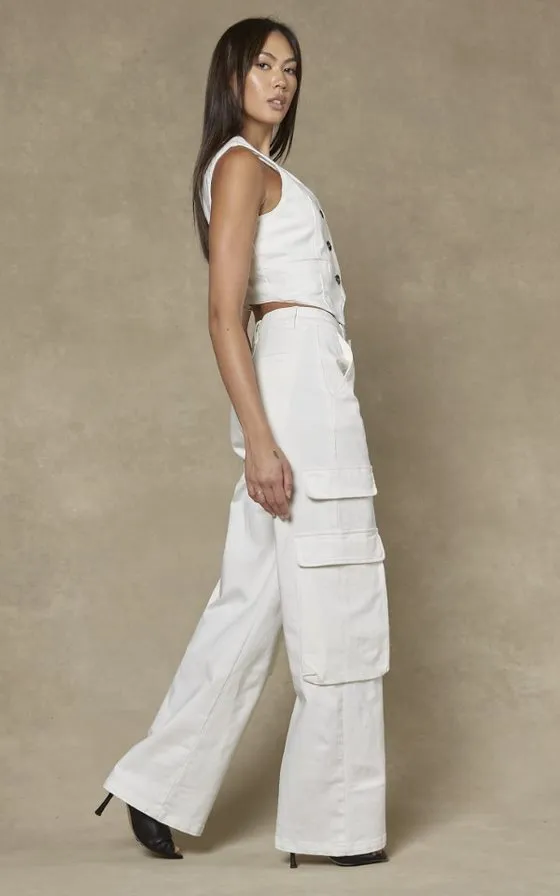 DRICOPER CARGO WIDE LEG PANTS