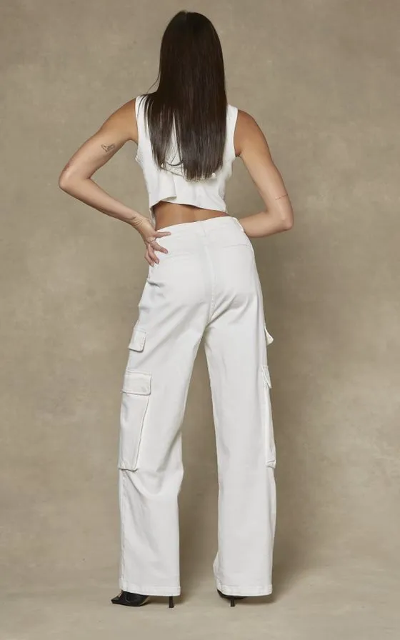 DRICOPER CARGO WIDE LEG PANTS