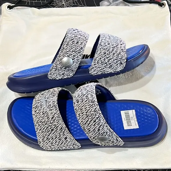 DS 2017 NIKE BENASSI DUO ULTRA SLD x PIGALLE NIKELAB SLIDES SZ MENS 9 RARE