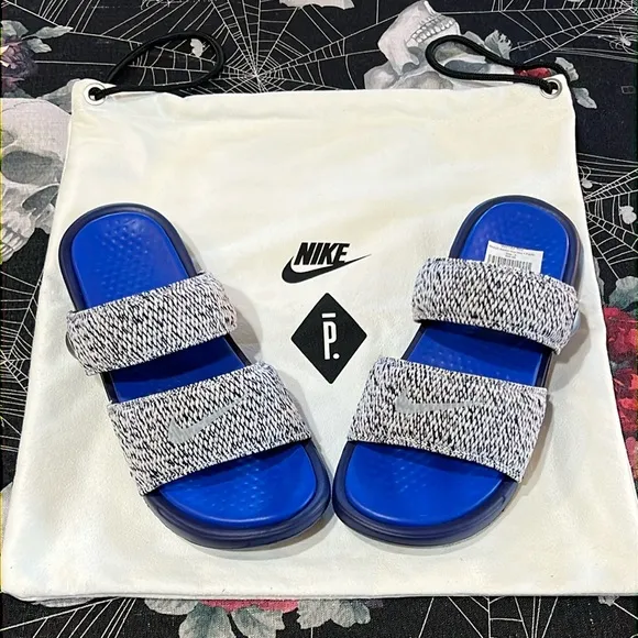 DS 2017 NIKE BENASSI DUO ULTRA SLD x PIGALLE NIKELAB SLIDES SZ MENS 9 RARE